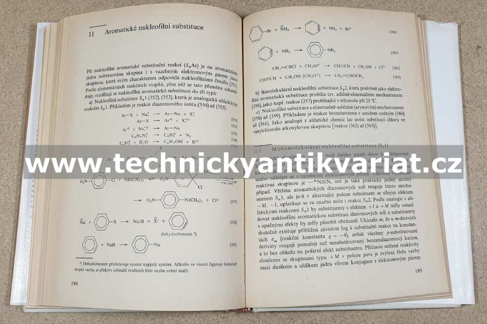 Reakční mechanismy v organické chemii - Panchartek, Štěrba, Večeřa (1981)