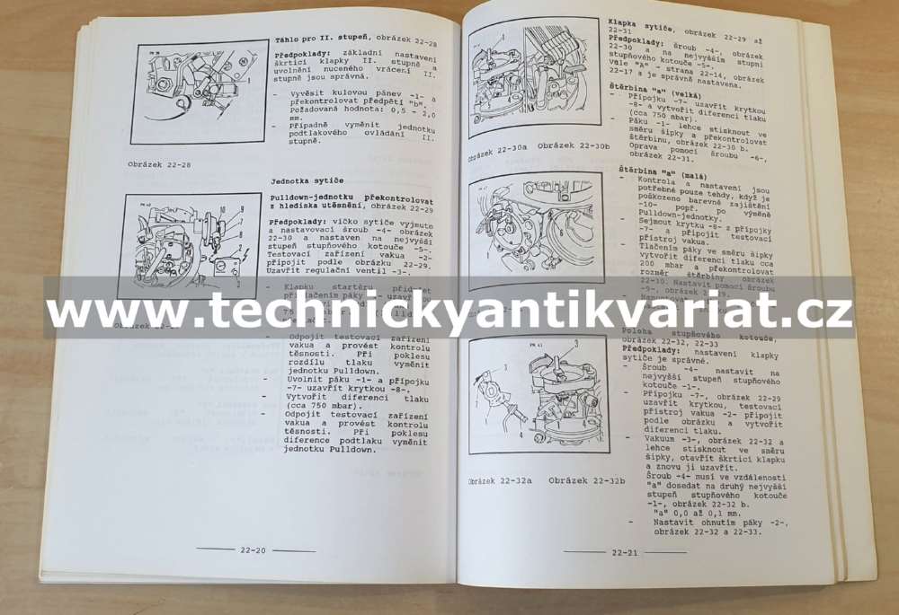 Škoda Favorit Forman, Pick-up - Motor - dílenská příručka (1992)