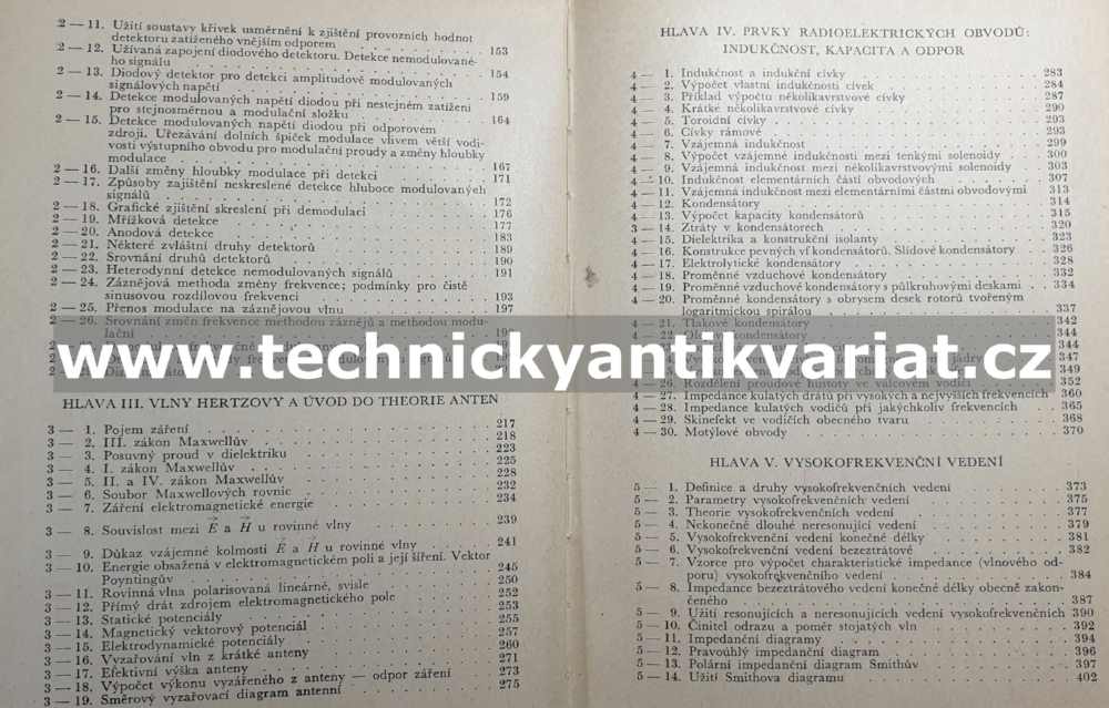 Základy radiotechniky I. II. - Josef Stránský (1951, 1952))