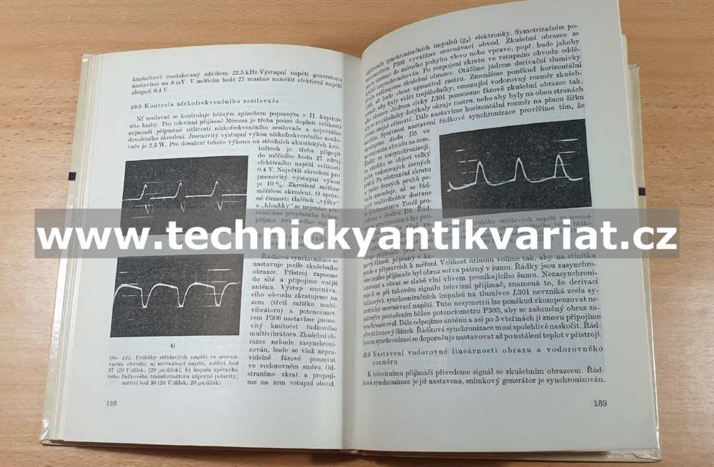 Měření a nastavování televizních přijímačů - Vomela, Franc, Oravský (1966)
