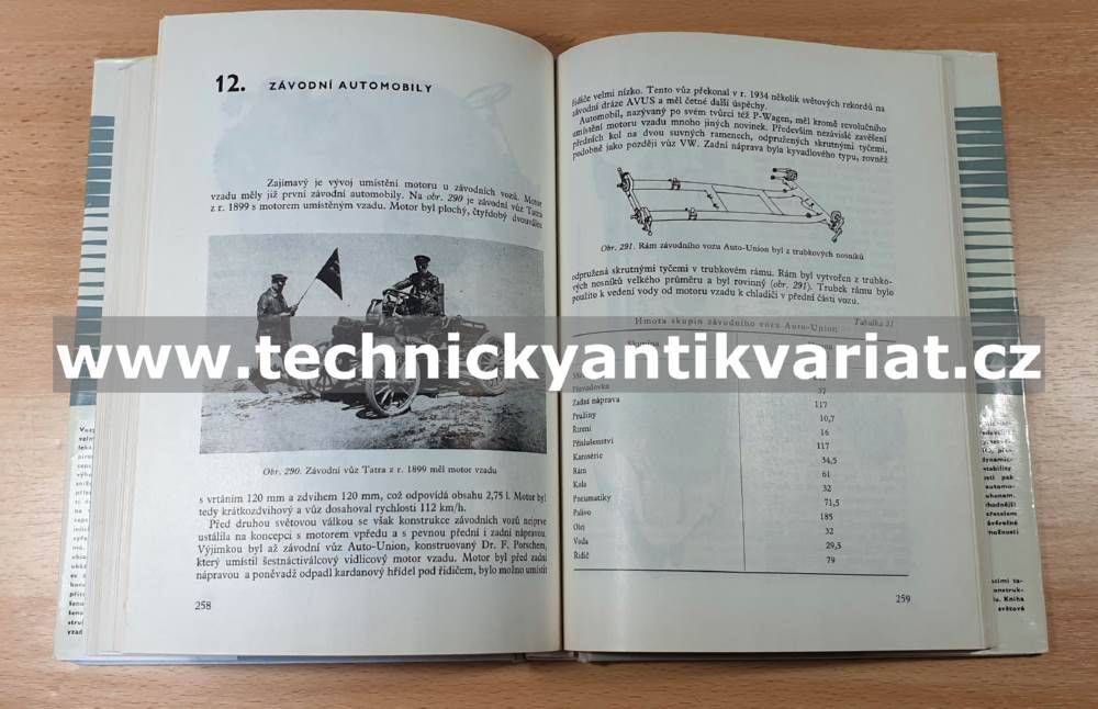 Automobily s motorem vzadu - J. Mackerle (1966)