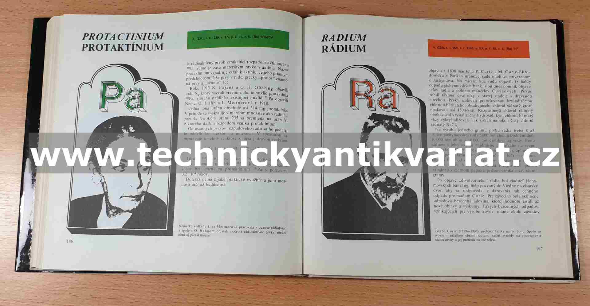 Abeceda chemických prvkov - Jirkovský, Tržil, Mažariová (1981)
