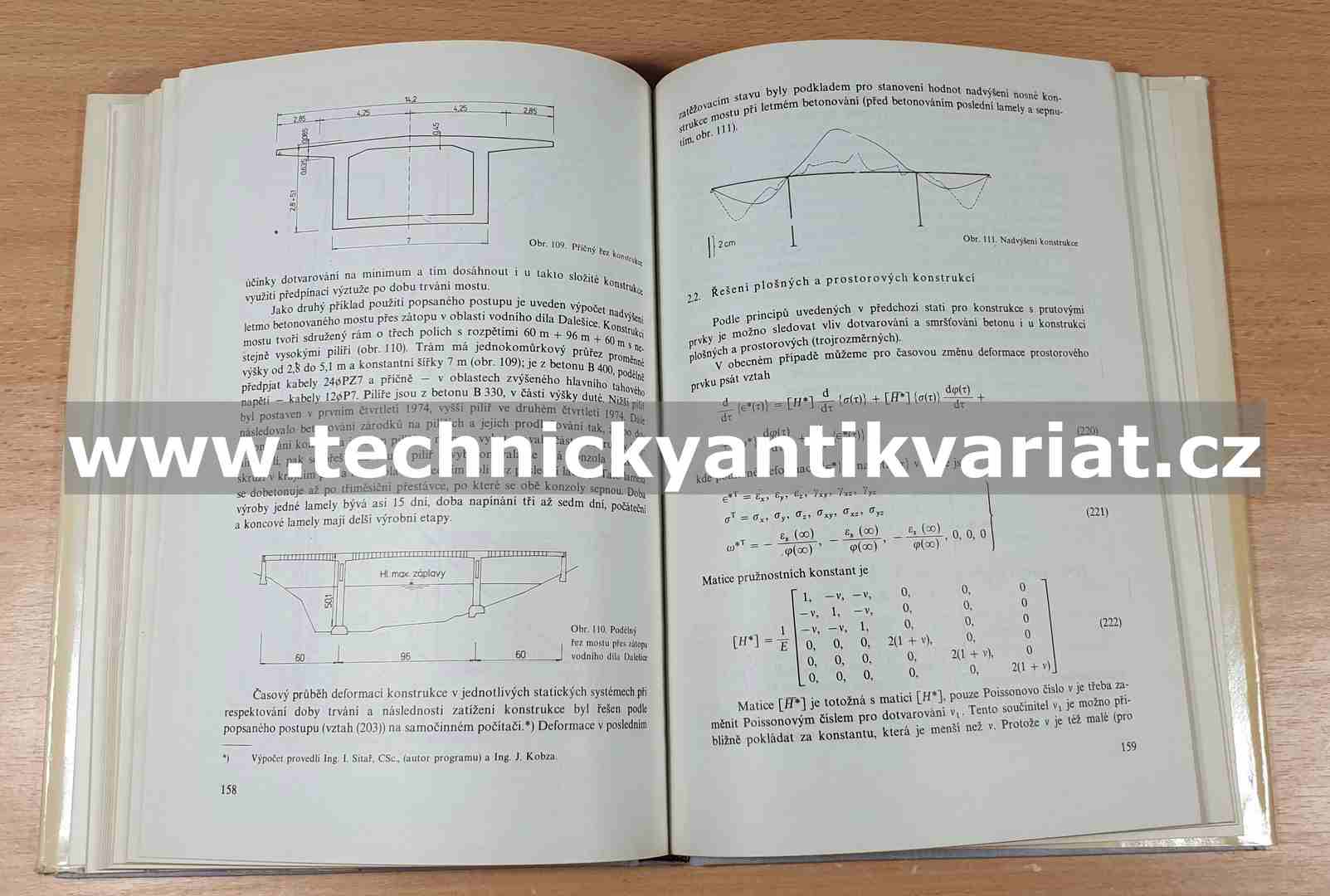 Dotvarování a smršťování betonových prvků a konstrukcí - Šmerda, Křístek (1978)