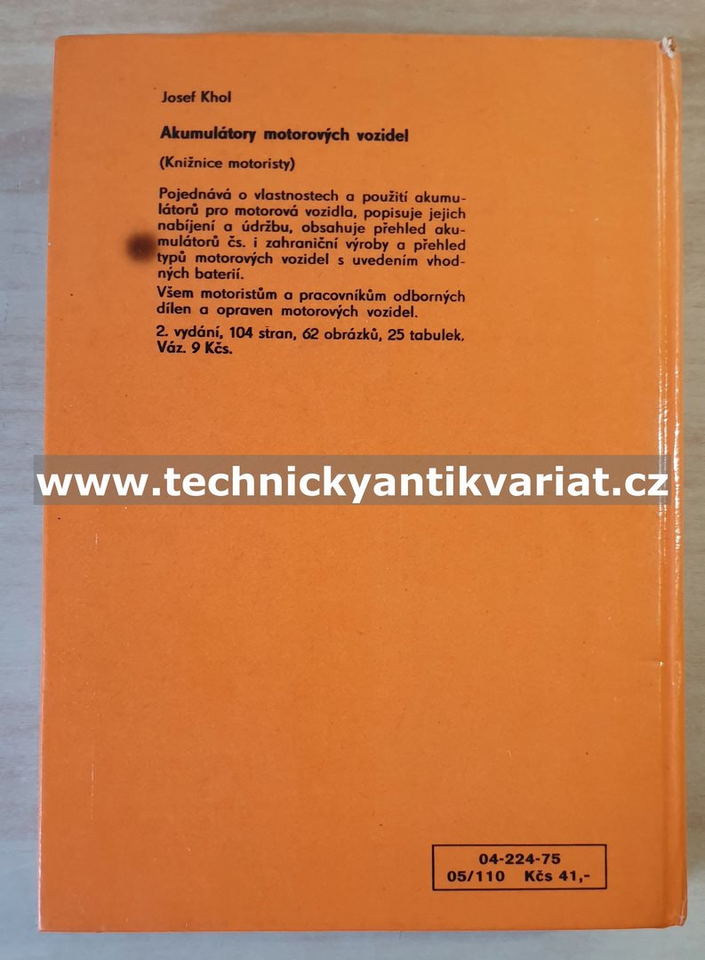 Seřizovací tabulky automobilů - Ivo Bernard (1975)