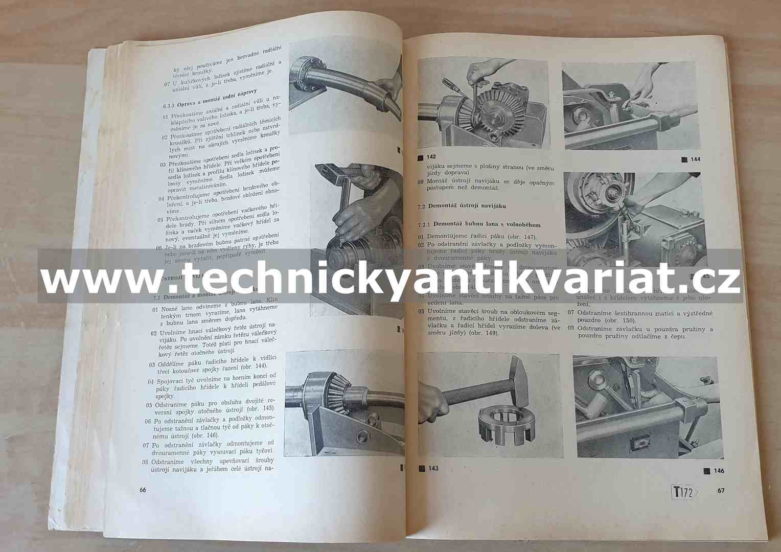 T172 Samohybný nakladač - dílenská příručka (1964)