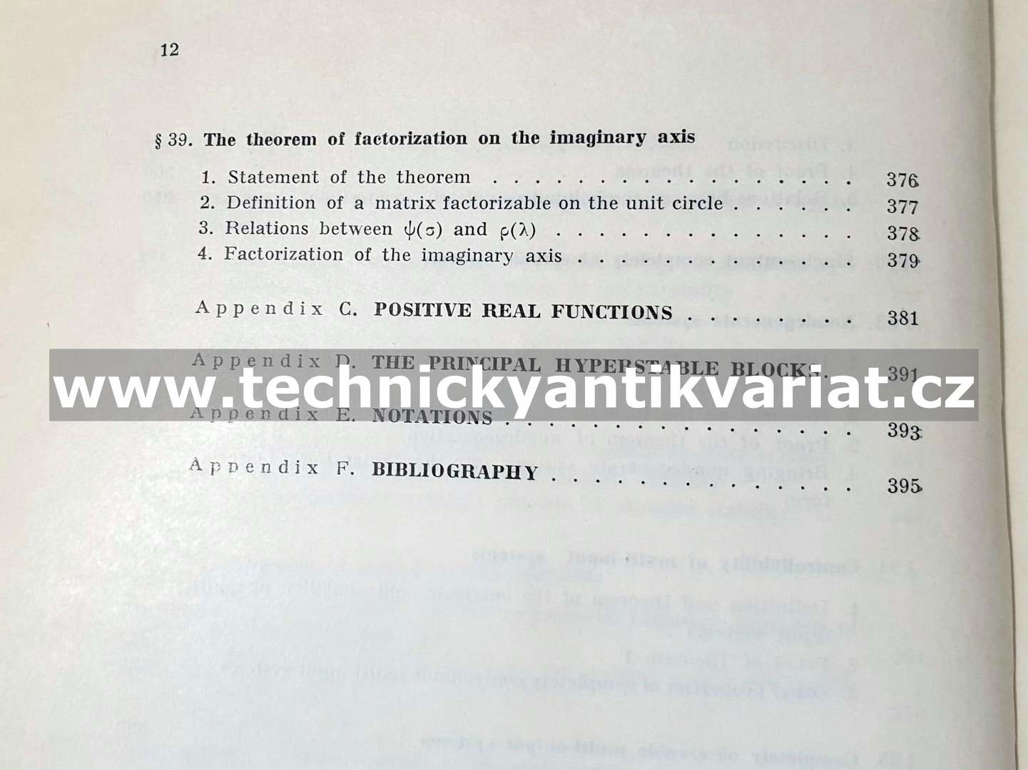 Hyperstability of control system - V.M.Popov (1973)