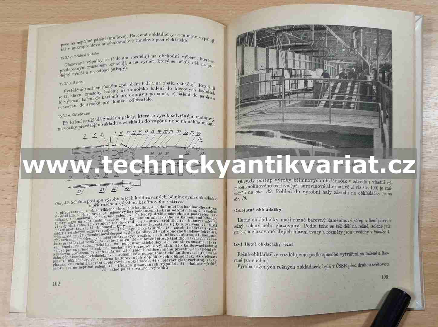 Výroba stavební keramiky a žárovzdorného zboží - F. Kubát (1966)