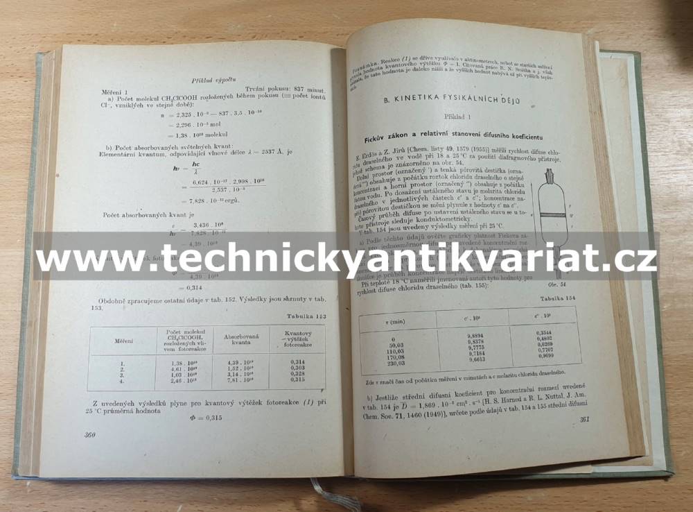 Příklady a úlohy z fysikální chemie - Bareš, Černý, Fried, Pick (1957)
