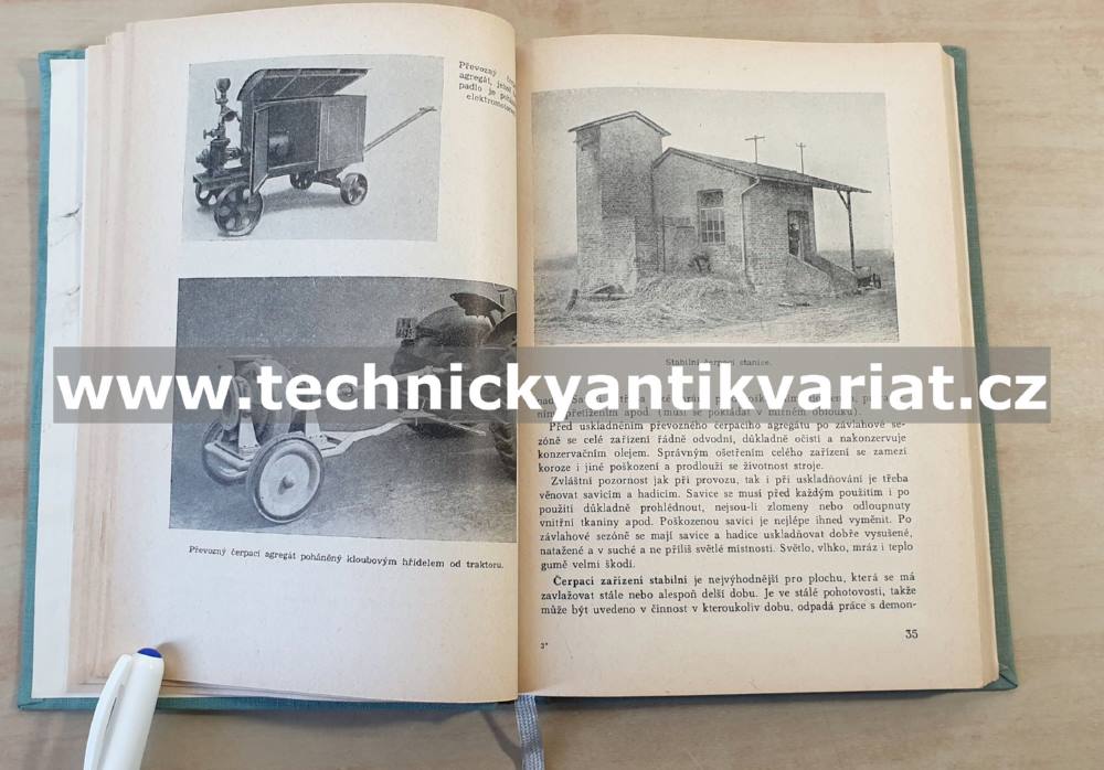 Stroje a zařízení pro zavlažování postřikem - Jan Bundil (1960)