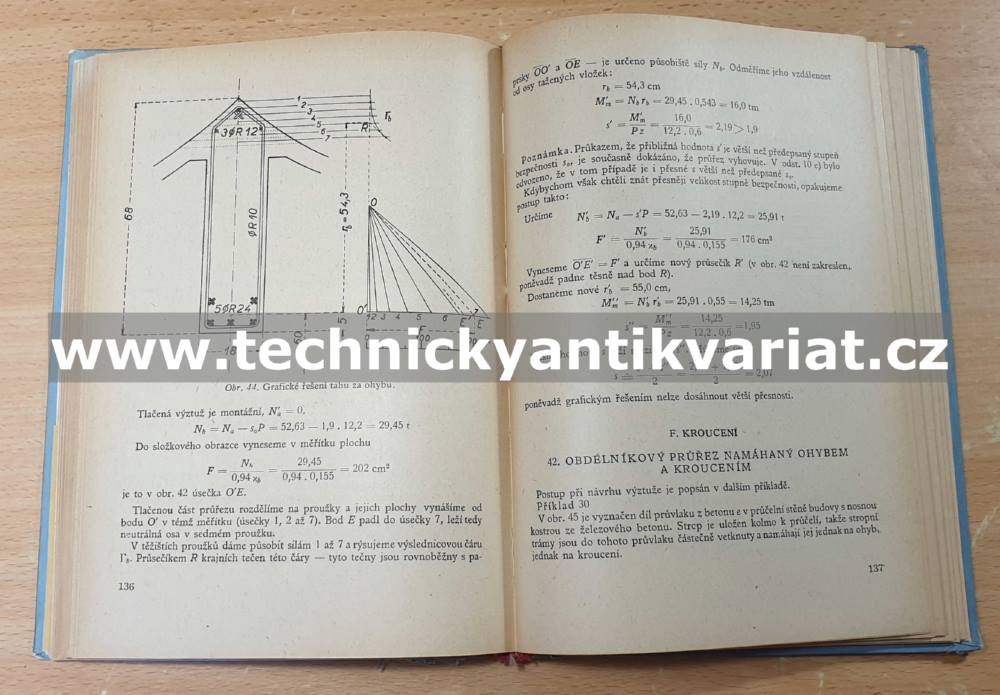 Navrhování betonových konstrukcí - Konrád Hrubán (1952)