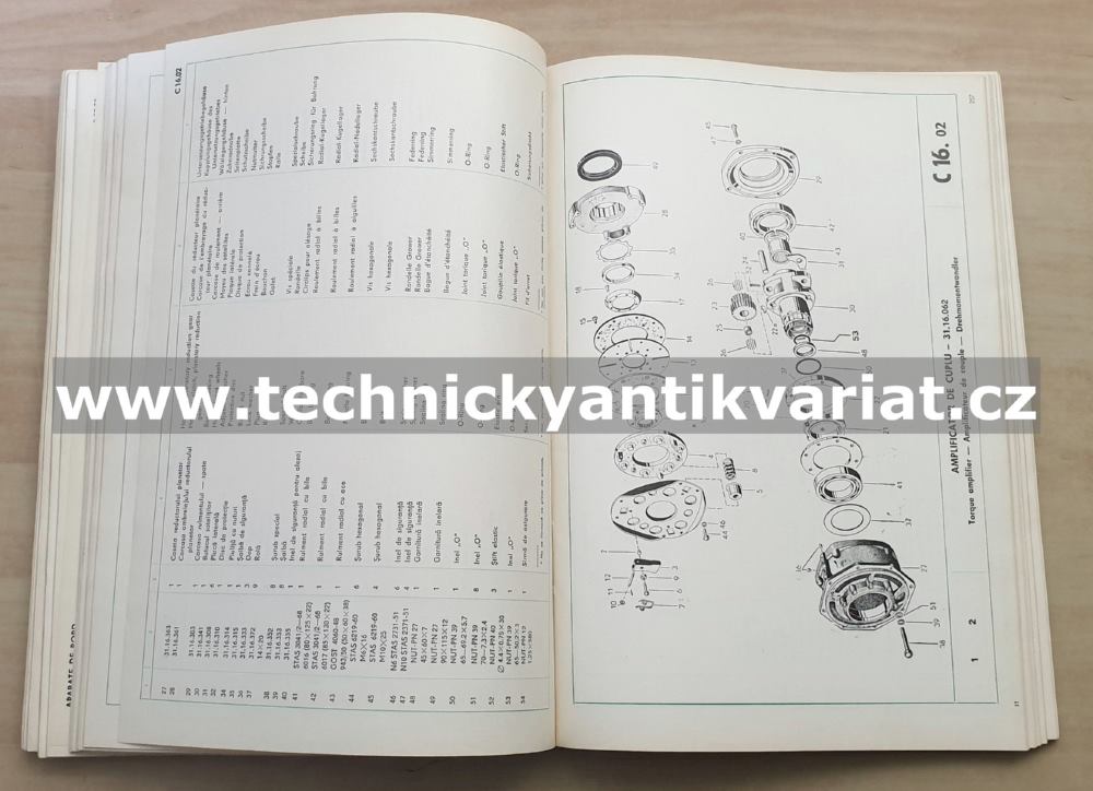 Traktor 650M, 651M universal - katalog náhradních dílů (1970)