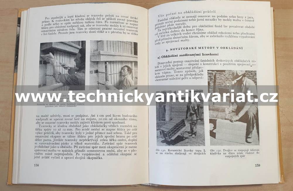 Keramické obklady a dlažby budov - Benda, Chmela, Chroust (1960)