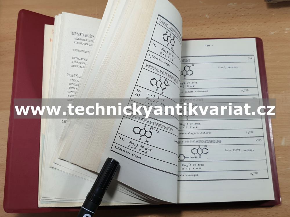 Sborník výsledků toxikologického vyšetření látek a přípravků (1972)