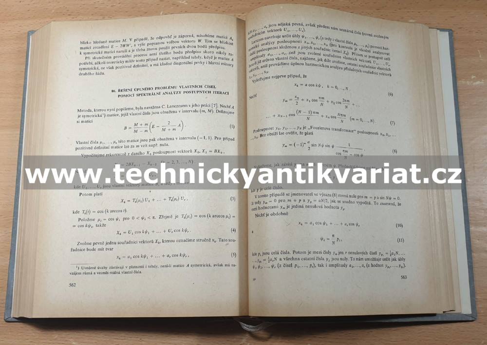 Numerické metody lineární algebry - Fadějjev, Faddějevová (1964)