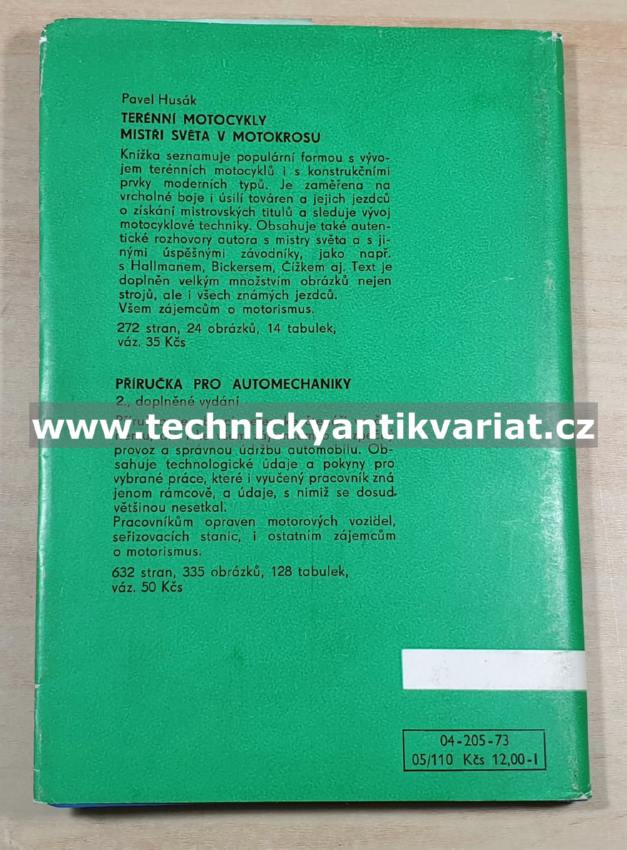 Paliva a maziva pro automobily - Antonín Dyk (1973)