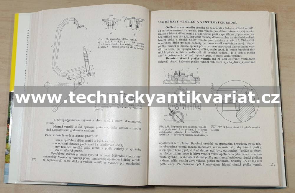 Moskvič 408, 412, 426, 427, 433, 434 - údržba, opravy a seřizování automobilů - Košek, Beran (1975)