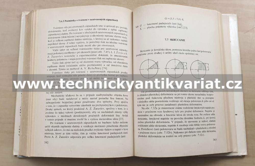 Teorie tvárnenia kovov - Storožev, Popov (1978)
