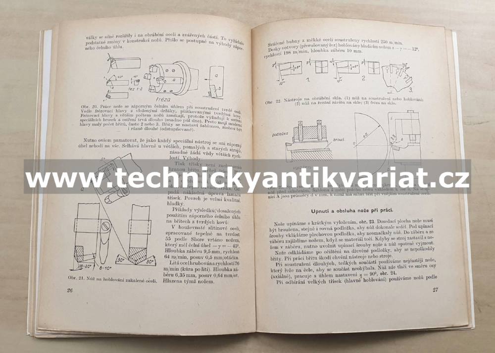 Řezné nástroje s tvrdými kovy - Dobrovolný, Vacek (1950)