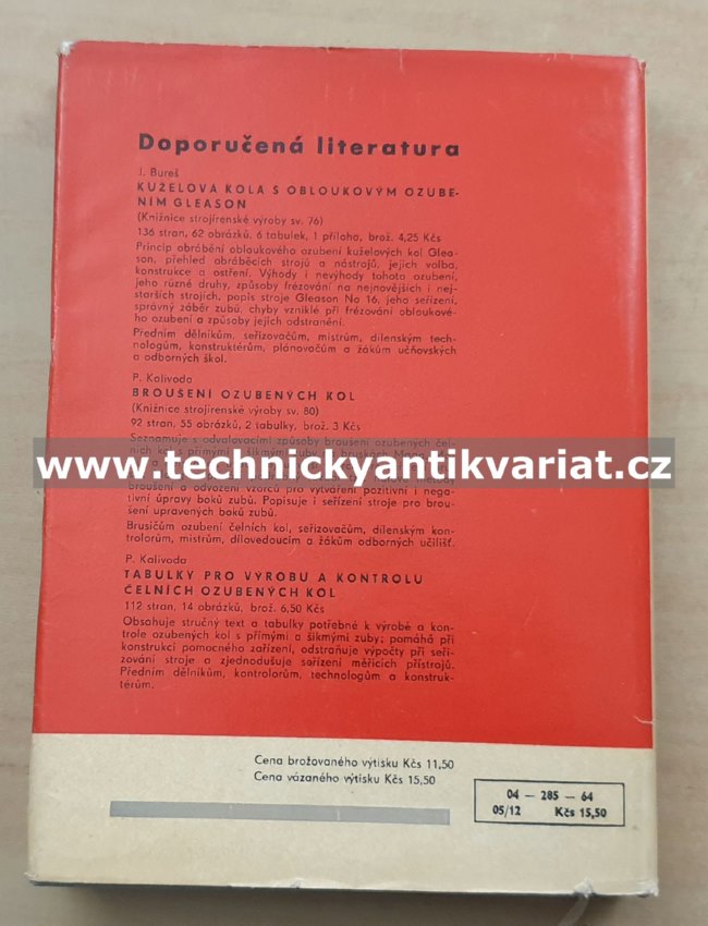 Namáhání ozubených kol - W.A.Tuplin (1964)