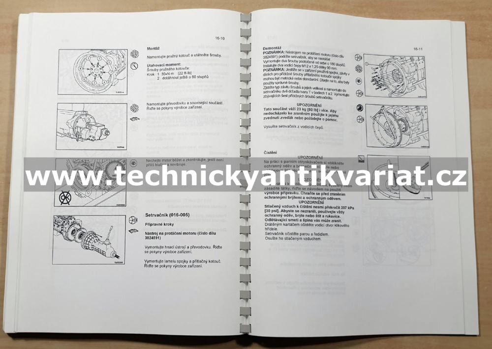 Avia D60 D75 D90 - diagnostická a dílenská příručka - Elektronicky řídící systém motoru ISBe (2000)