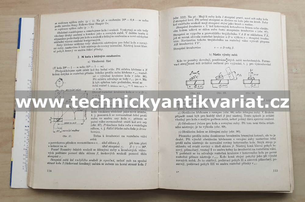 Ozubená soukolí, valivá a šroubová - J. Bartoš (1951)