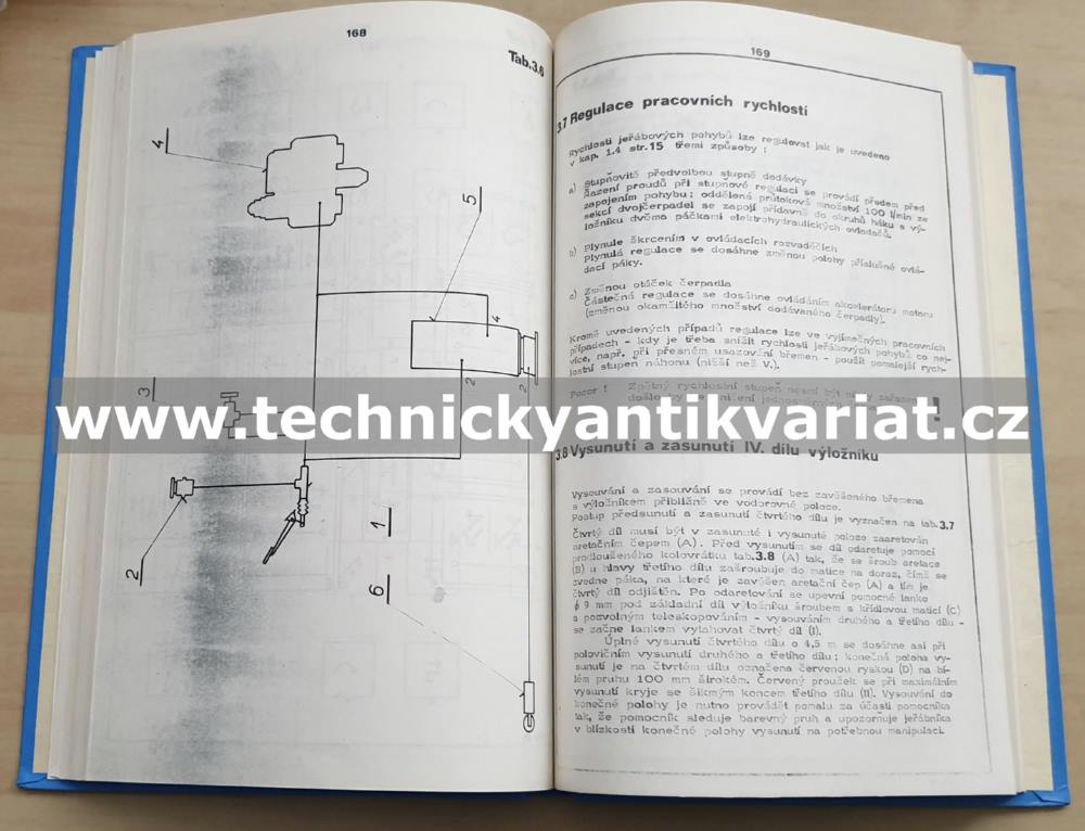 Automobilový jeřáb AD 20 - technický popis, konstrukce, návod o obsluze