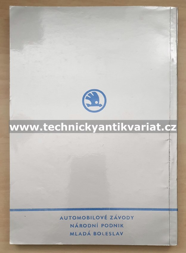 Škoda 105 120 130 Garde Rapid - dílenská příručka (1987)