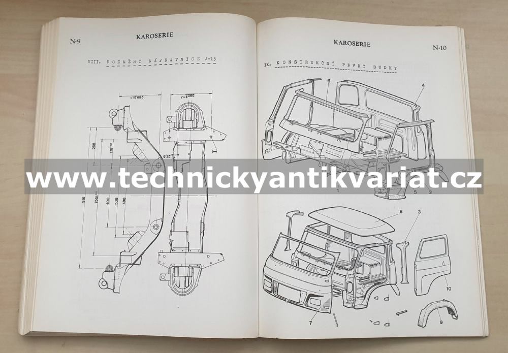 Avia A15 - dílenská příručka (1972)