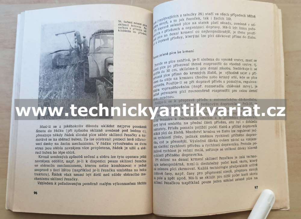 Využití sklízecích řezaček a cepových sklízečů - Hutla, Čermák, Sulek (1968)