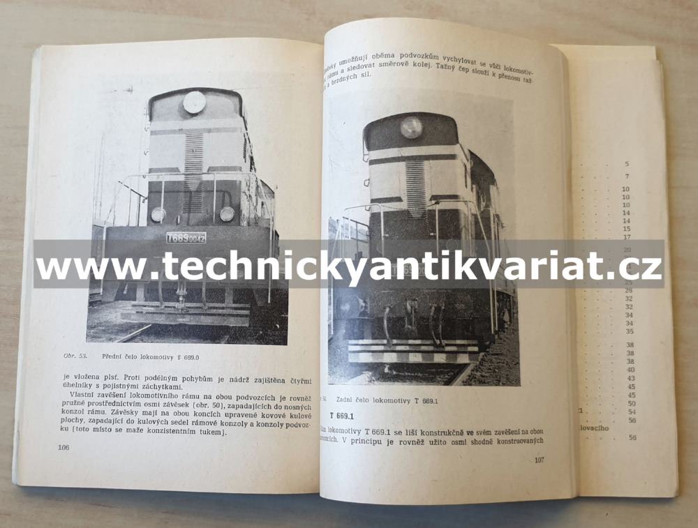 T669.0, T669.1 motorové lokomotivy - Bek, Chmelík (1971)