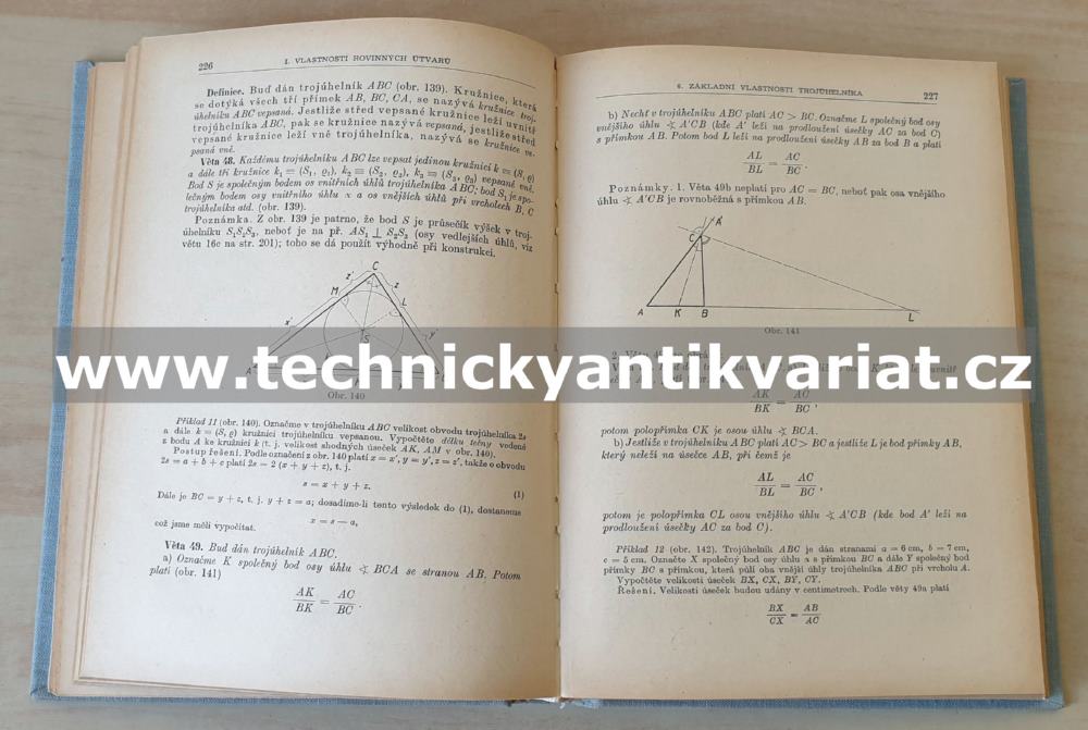 Přehled elementární matematiky - Hruša, Kraemer, Sedláček, Vyšin, Zelinka (1958)