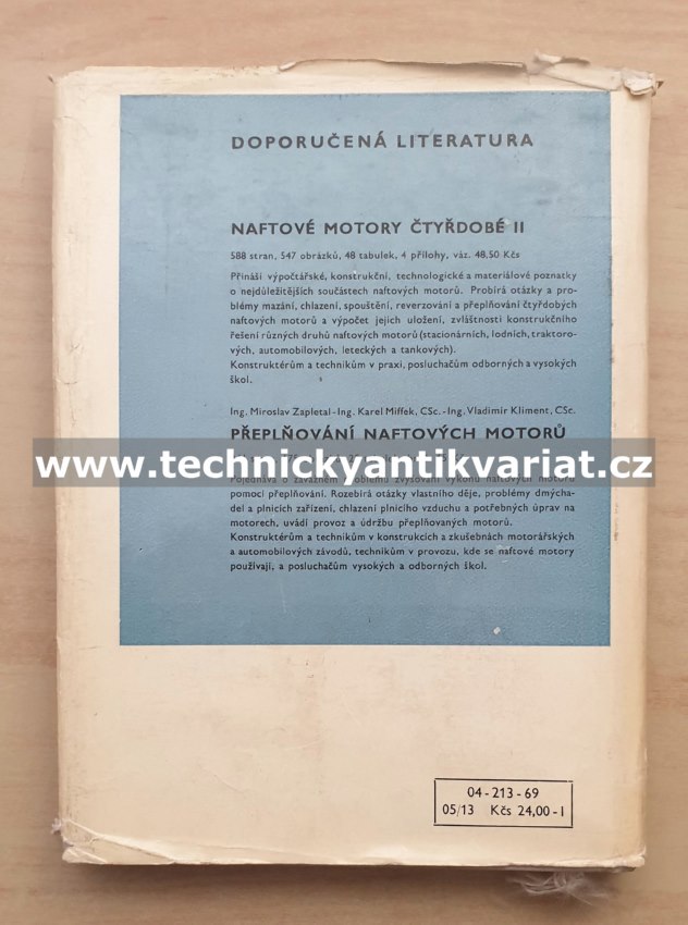 Vstřikovací zařízení naftových motorů - Jaromír Indra (1969)