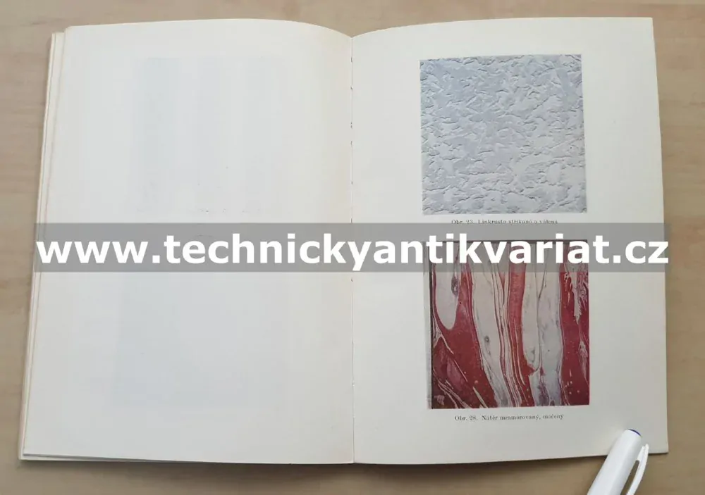 Dekorační a plastické nátěry ve stavebnictví - V.Hořejší (1965)