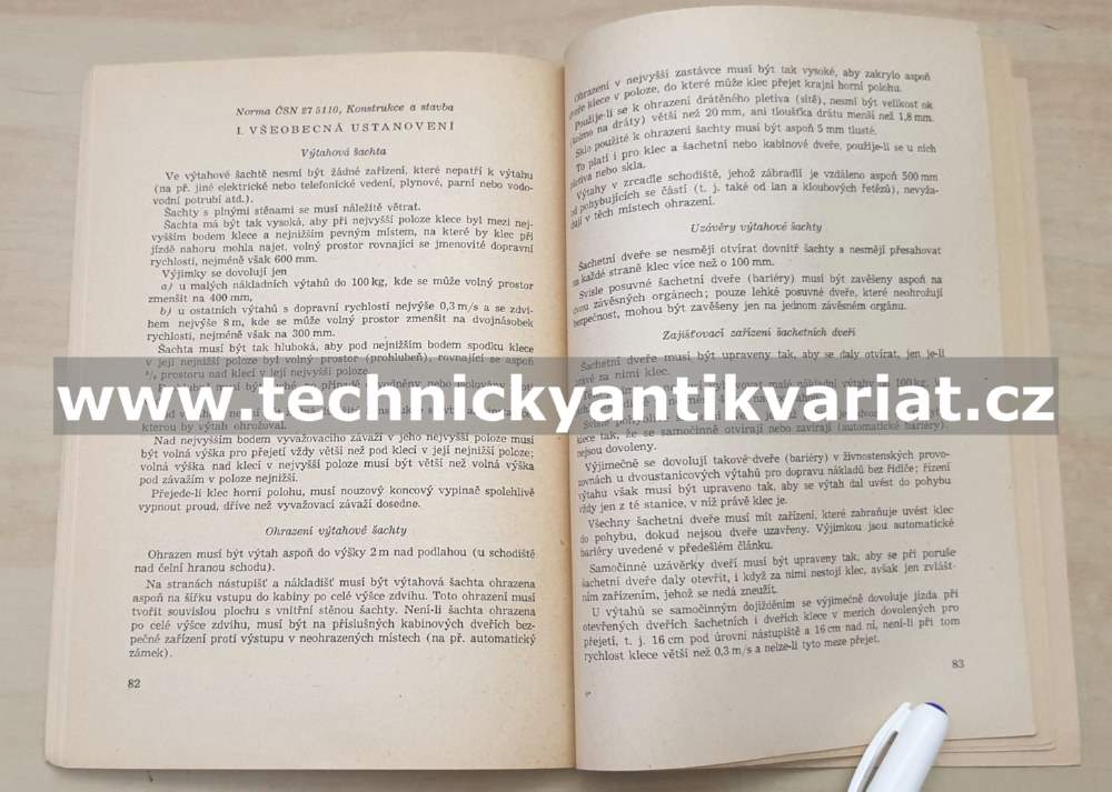 Montáž výtahů - Lehečka (1956)