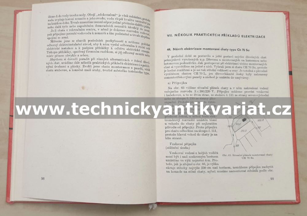 Elektrická instalace v dřevěných budovách a rekreačních chatách - F.Soukup (1969)