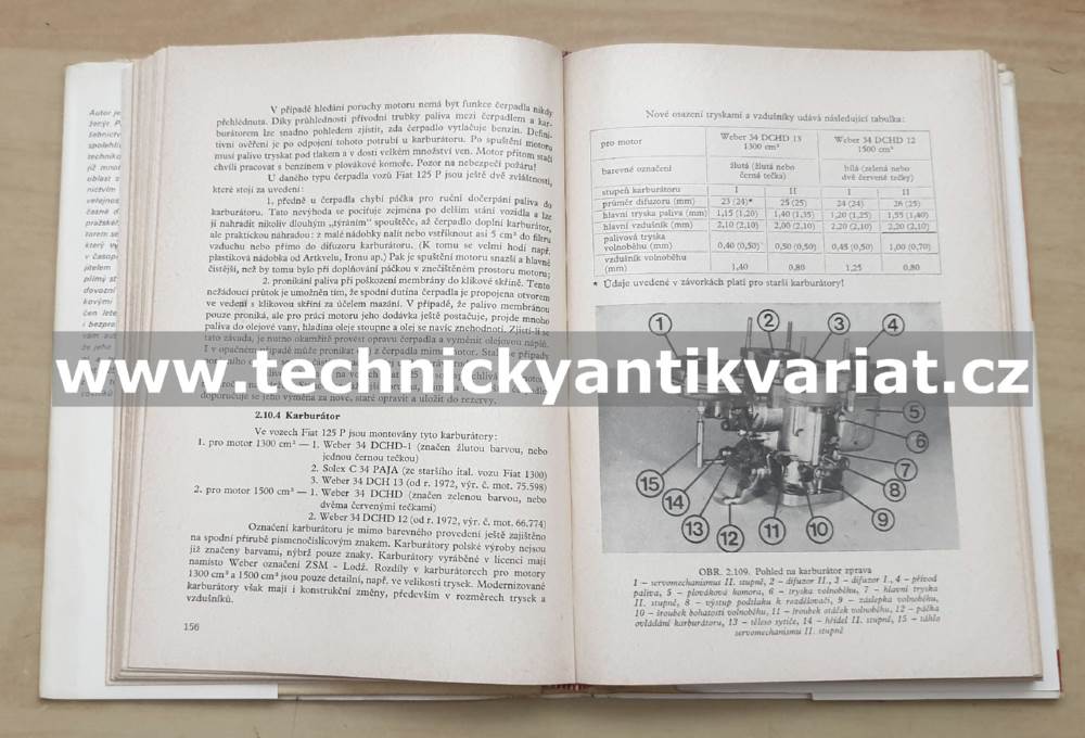 Polski Fiat 125P - popis, údržba a opravy (1975)