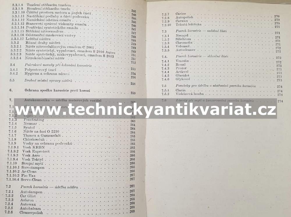 Opravy a údržba karoserií motorových vozidel - H. Oravský (1974)