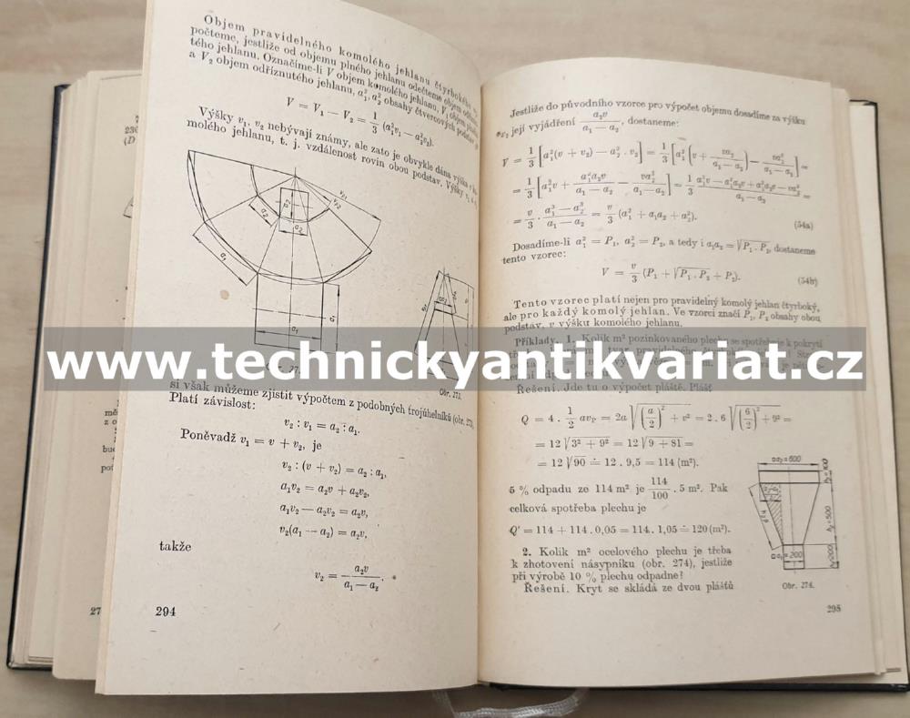 Matematika pro dělníky a mistry - Kunc, Jozífek (1963)