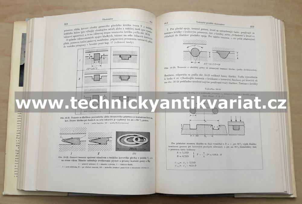 Technologia hmot vákuovej techniky III. pomocné materiály - Werner Espe (1962)