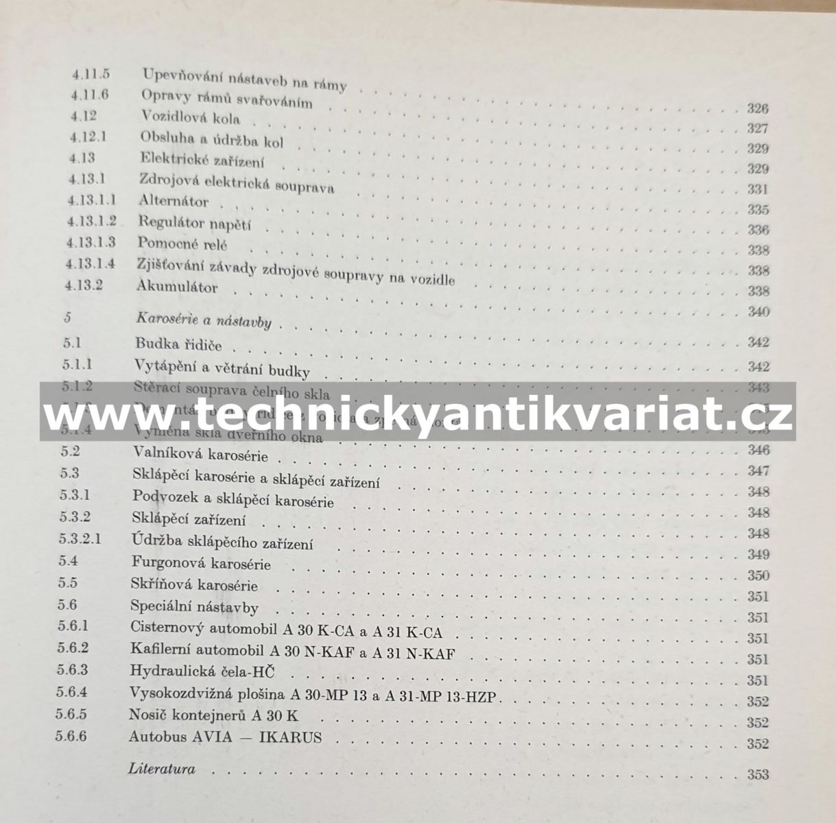 Avia A30, A15, A20, A31, A21 - údržba, obsluha a opravy - Trpkoš (1985)
