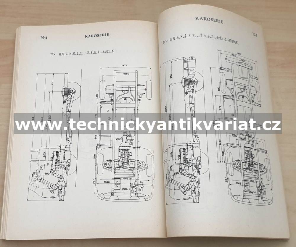 Avia A21 - dílenská příručka (1984)