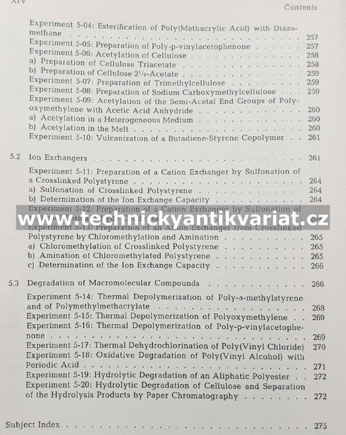 Techniques of polymer syntheses and characterization - Braun, Cherdron, Kern (1972)