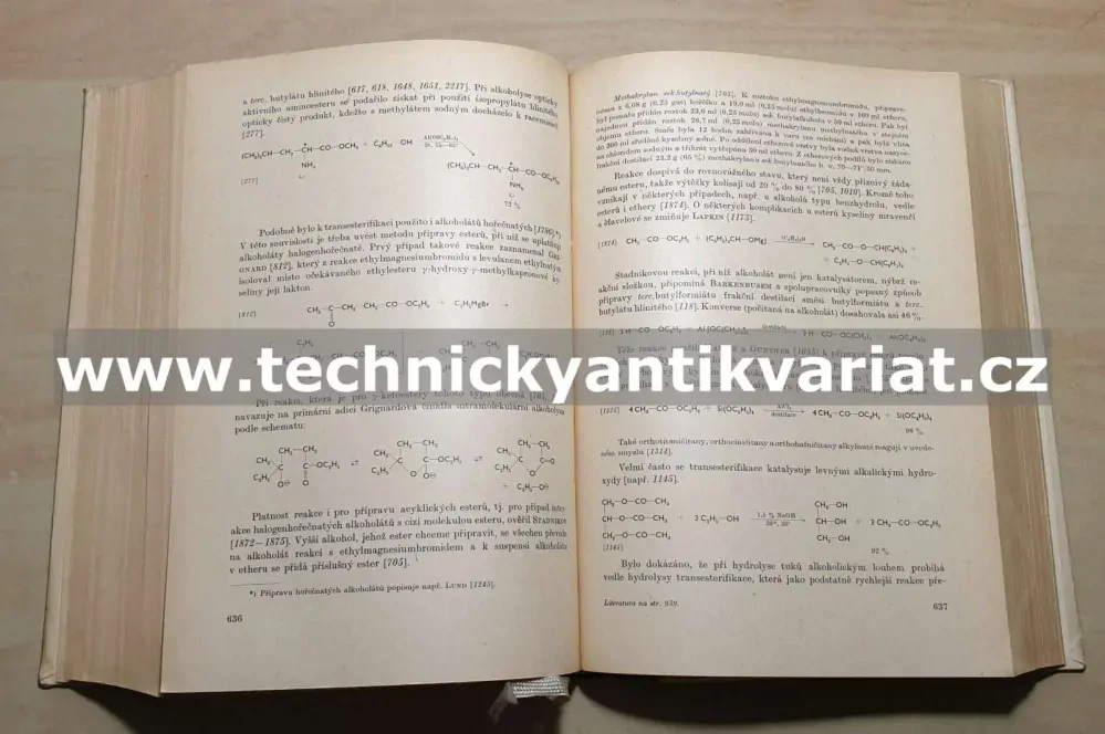 Preparativní reakce v organické chemii IV. Alkylace, funkční přeměny aldehydů, ketonů a karbonových kyselin - Ernest, Heřmánek, 1959)