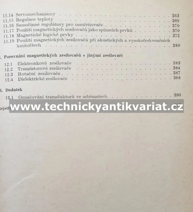 Magnetické zesilovače - Gabler, Haškovec, Tománek (1961)