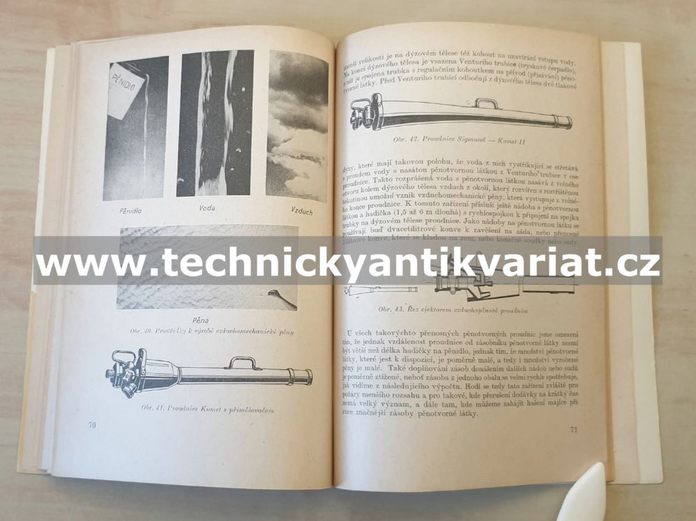 Základy protipožární techniky ve výrobních závodech a skladech minerálních olejů - Z.Michel (1960)