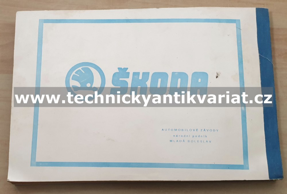Škoda 105 120 130 135 136 Garde Rapid - Seznam náhradních dílů (1987)