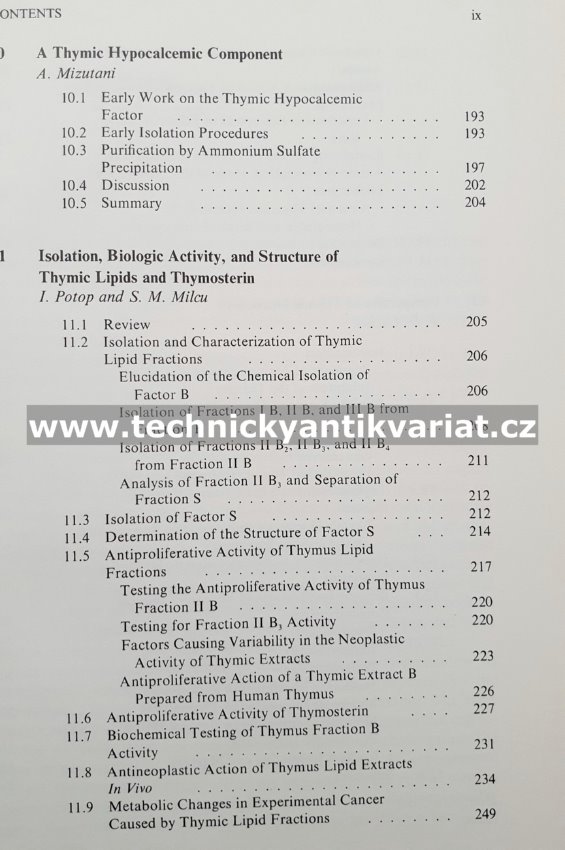 Thymic Hormones - T.D.Luckey (1973)