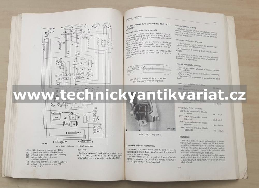 Škoda 100,100L,110L,110LS - Dílenská příručka (1974)