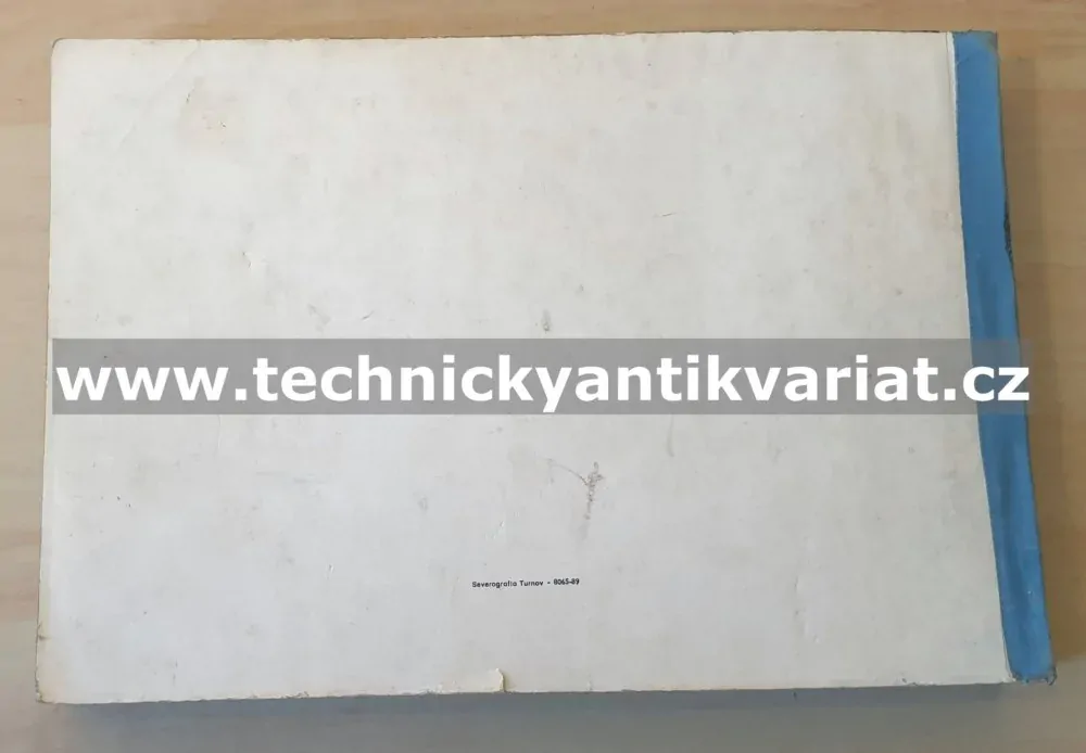 Avia A31.1 - katalog náhradních dílů (1988)