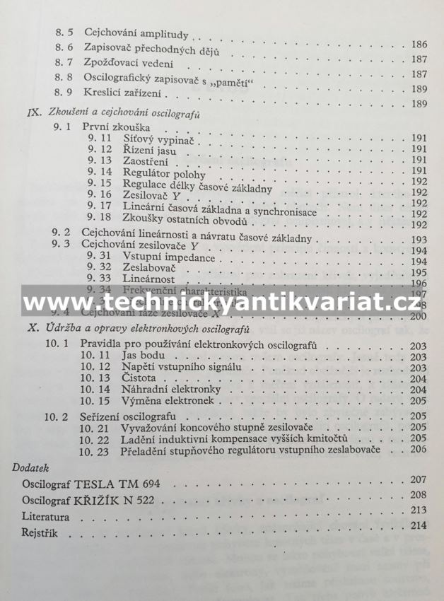 Elektronkový oscilograf - Norton Nadler (1954)